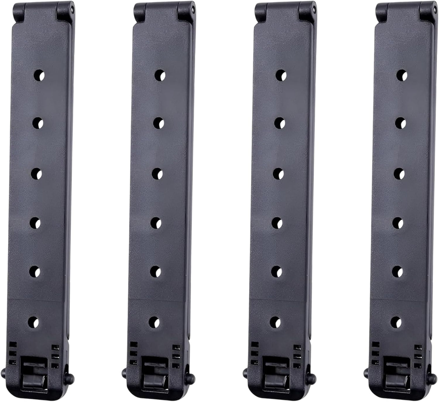 Molle Attachment – Quick Locking Belt Clip with Mounting Hardware for Holsters, Mag Pouches, Knife Sheaths, Vests – Available in Size (1", 2", 3", 5") & Pack (2 & 4) – USA Made