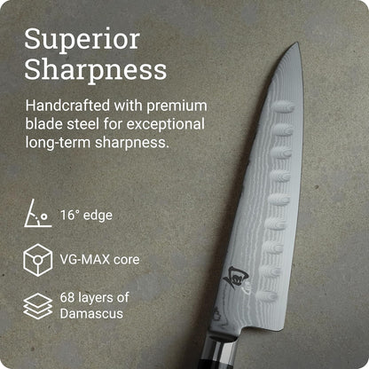 Classic 7" Hollow Ground Asian Cook's Knife