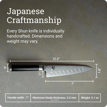 Classic 7" Hollow Ground Asian Cook's Knife