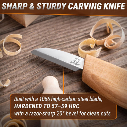 Whittling Kit for Beginners, Wood Carving Kit for Beginners - Wood Carving Tools Woodworking Kit for Adults and Teens - Whittling Knife Kit with Wood Blocks - Wood Carving Set DIY03 Wizard
