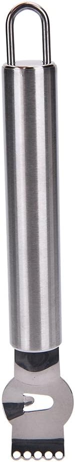 Lxnoap Lemon Zester Grater,Stainless Steel Orange Citru Kitchen Peeler Tool with Channel Knife