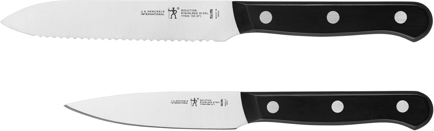Solution Razor-Sharp 2-Piece Utility Knife Set, German Engineered Knife Informed by over 100 Years of Mastery