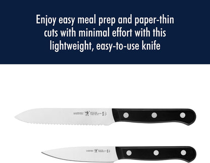 Solution Razor-Sharp 2-Piece Utility Knife Set, German Engineered Knife Informed by over 100 Years of Mastery