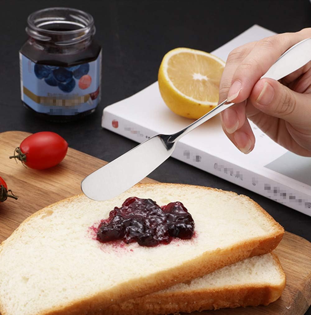 Set of 5 Stainless Steel Butter Knife, Butter applicator, Breakfast Spreads,soft cheeses and jam