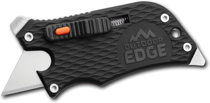 SlideWinder - Utility Knife Multitool with Standard Replaceable Razor Blade, Screwdrivers, Prybar, Bottle Opener and Pocket Clip with Locking Auto-Retracting Blade