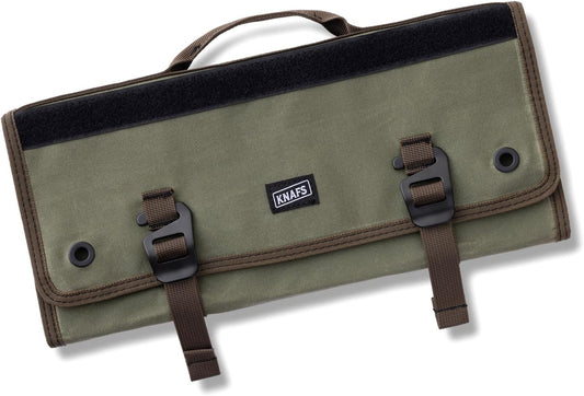 Burrito Grande Knife Storage Roll - Large Hanging Expandable Bag with Straps (OD Green)