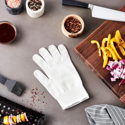 Millennia Level A5 Cut Glove, Large, White