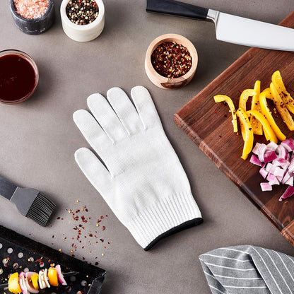 Millennia Level A5 Cut Glove, Large, White