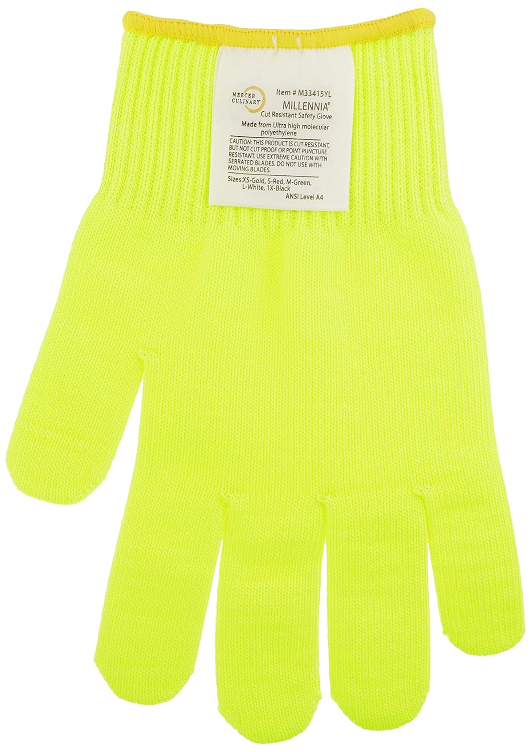 Millennia Level A5 Cut Glove, Large, White