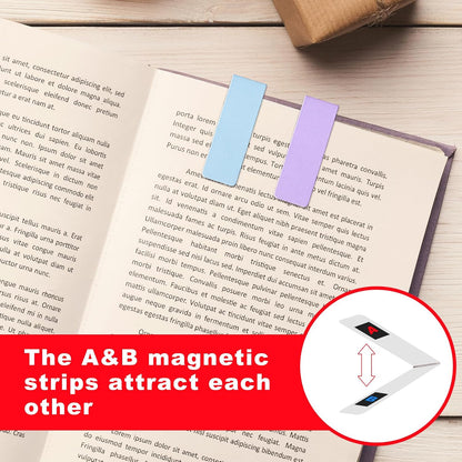 16 Feet Magnetic Strips with Adhesive Backing,Magnets Tape for Crafts,Flat Package (16 PCS 0.5X12") Strong Sticky Magnets