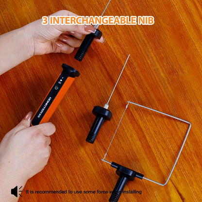 3-in-1 Hot Wire Foam Cutter Tool, Electric Styrofoam Cutter, Orange
