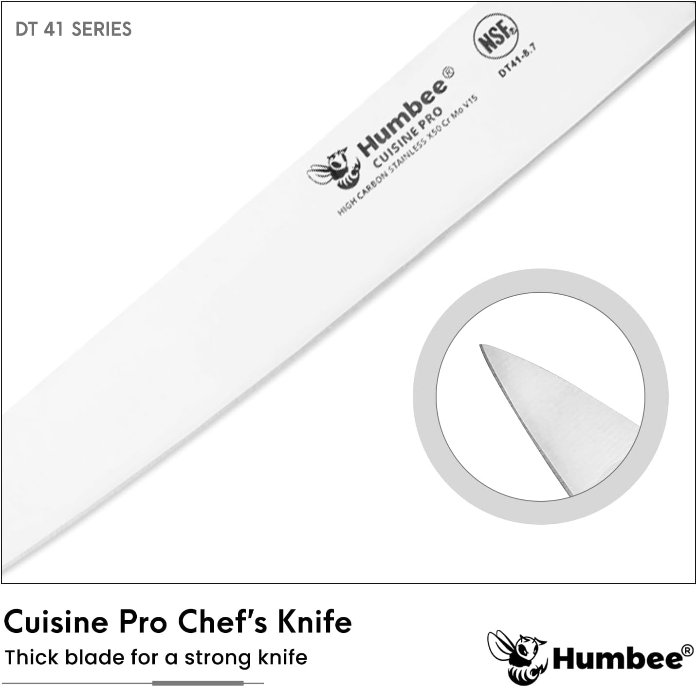 10-Inch Slicer knife With Granton edge, Black, DT-40 Series