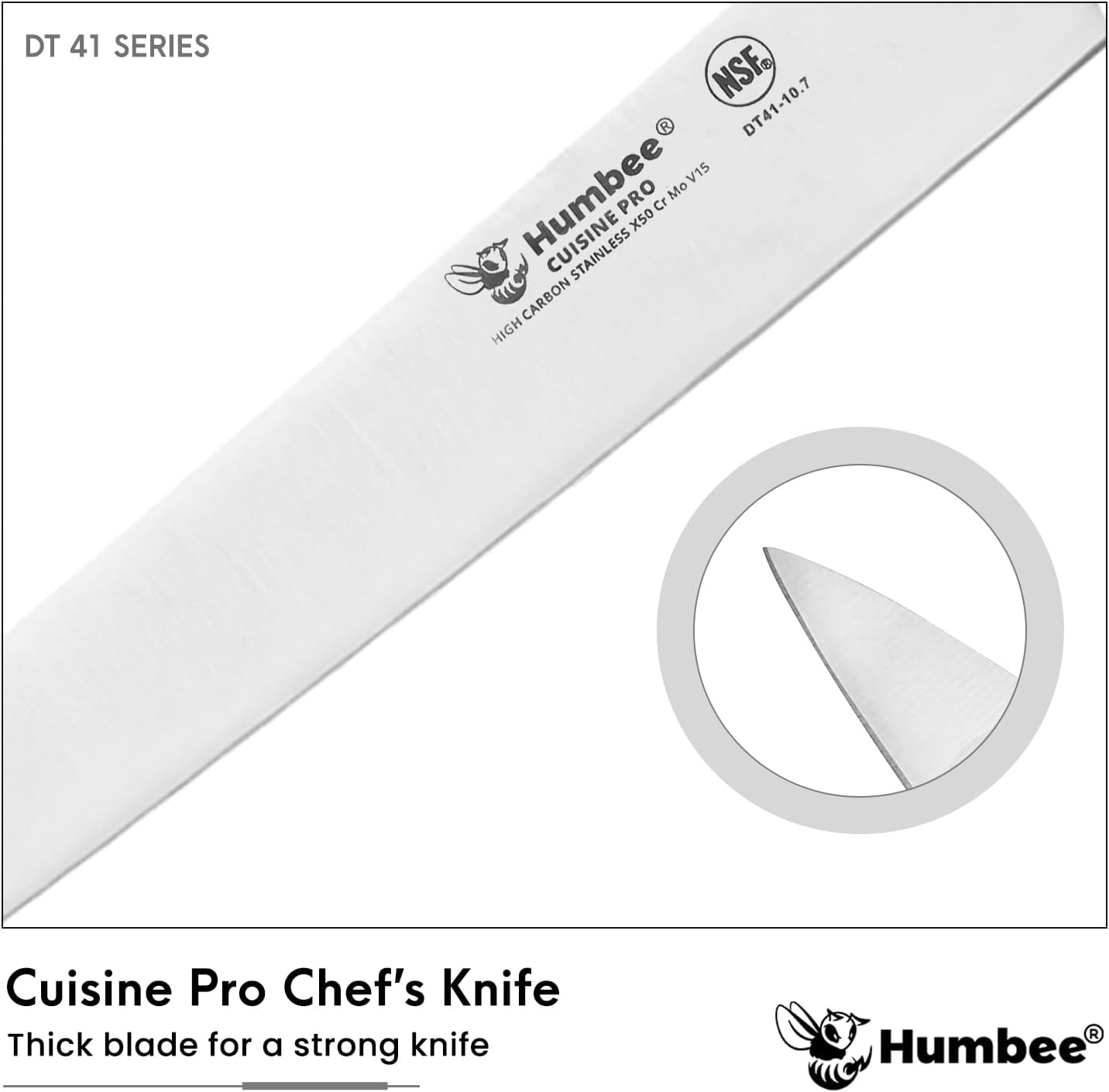 10-Inch Slicer knife With Granton edge, Black, DT-40 Series