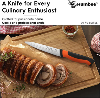 10-Inch Slicer knife With Granton edge, Black, DT-40 Series