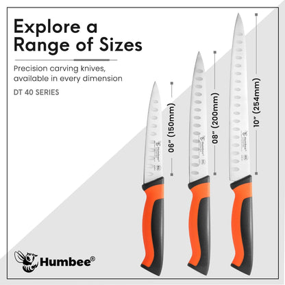 10-Inch Slicer knife With Granton edge, Black, DT-40 Series