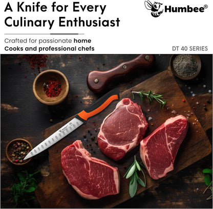 10-Inch Slicer knife With Granton edge, Black, DT-40 Series