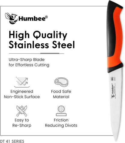 10-Inch Slicer knife With Granton edge, Black, DT-40 Series