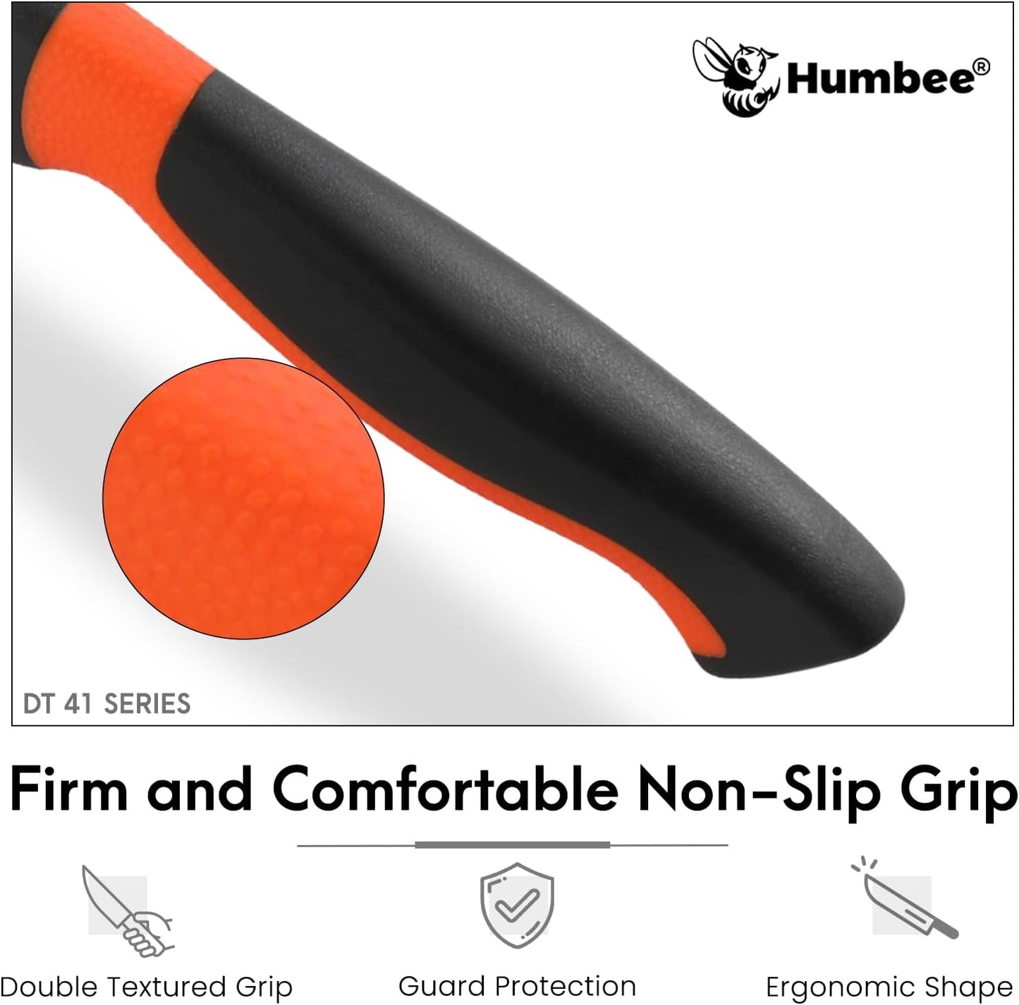 10-Inch Slicer knife With Granton edge, Black, DT-40 Series
