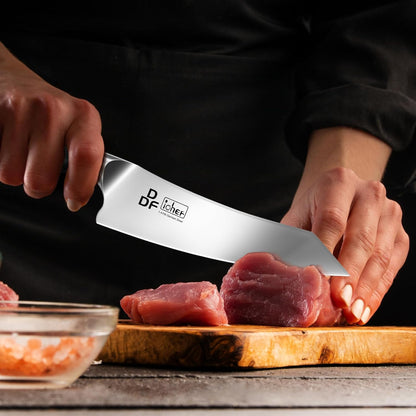 Steak Knives Set of 6, 4.5-Inch Serrated Steak Knives, Dishwasher Safe | Steak Knives High Carbon Stainless Steel, Serrated Knives with Ergonomic Hollow Handles, Silver, for Families & Restaurants