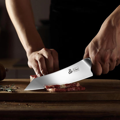 Steak Knives Set of 6, 4.5-Inch Serrated Steak Knives, Dishwasher Safe | Steak Knives High Carbon Stainless Steel, Serrated Knives with Ergonomic Hollow Handles, Silver, for Families & Restaurants