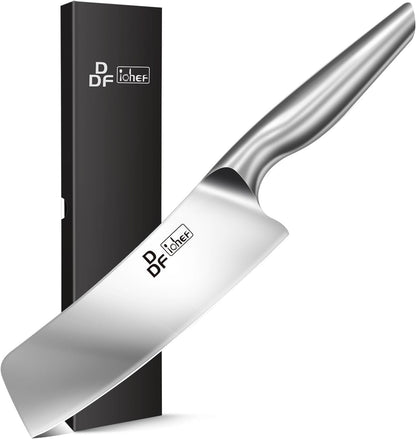 Steak Knives Set of 6, 4.5-Inch Serrated Steak Knives, Dishwasher Safe | Steak Knives High Carbon Stainless Steel, Serrated Knives with Ergonomic Hollow Handles, Silver, for Families & Restaurants