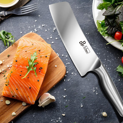 Steak Knives Set of 6, 4.5-Inch Serrated Steak Knives, Dishwasher Safe | Steak Knives High Carbon Stainless Steel, Serrated Knives with Ergonomic Hollow Handles, Silver, for Families & Restaurants