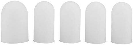 5pcs Silicone Finger Protector Thumbs Cover Fingertip Gloves for Heat Cooking Baking Barbecue B