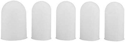 5pcs Silicone Finger Protector Thumbs Cover Fingertip Gloves for Heat Cooking Baking Barbecue B