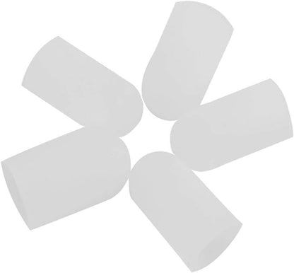 5pcs Silicone Finger Protector Thumbs Cover Fingertip Gloves for Heat Cooking Baking Barbecue B