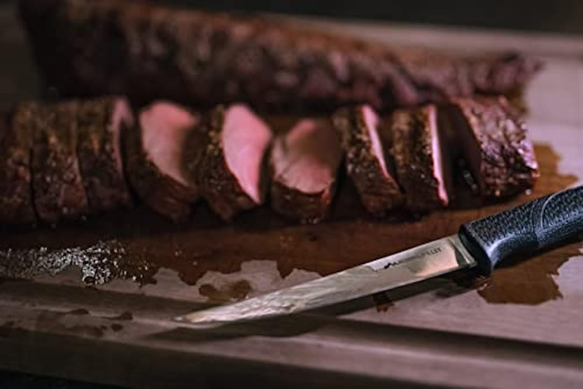 Game-Pro 11-Piece Butcher Knife Set | Caping & Boning Knives, Deer Skinning Knife, Bone Saw, Game Shears, Sharpener & Rib Spreader in Hard-Side Case | Elite Elk & Deer Hunting Gear