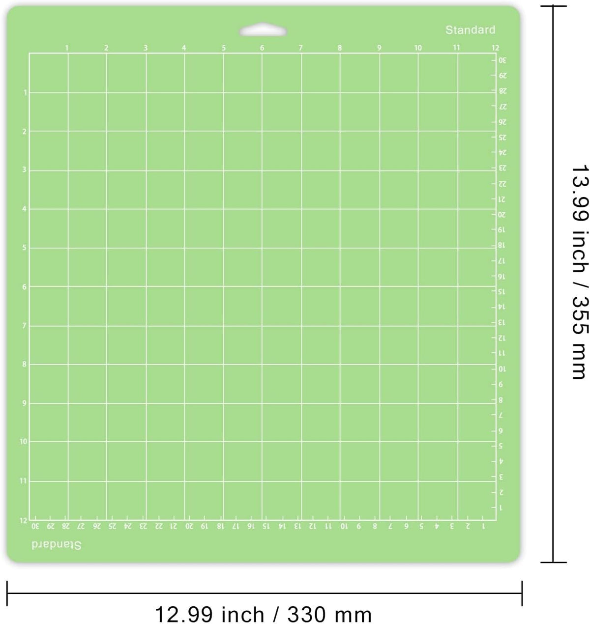 Standard Cutting Mat 12x12 in, 3 Pack Adhesive Sticky Green Mats | Compatible With Cricut Maker/Explore, Replacement Accessories for Crafts, DIY Gifts, Sticky Surfce keeps Materials Locked