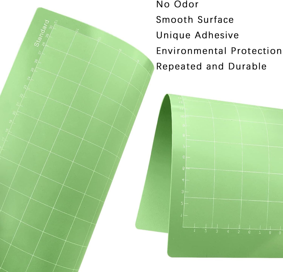 Standard Cutting Mat 12x12 in, 3 Pack Adhesive Sticky Green Mats | Compatible With Cricut Maker/Explore, Replacement Accessories for Crafts, DIY Gifts, Sticky Surfce keeps Materials Locked