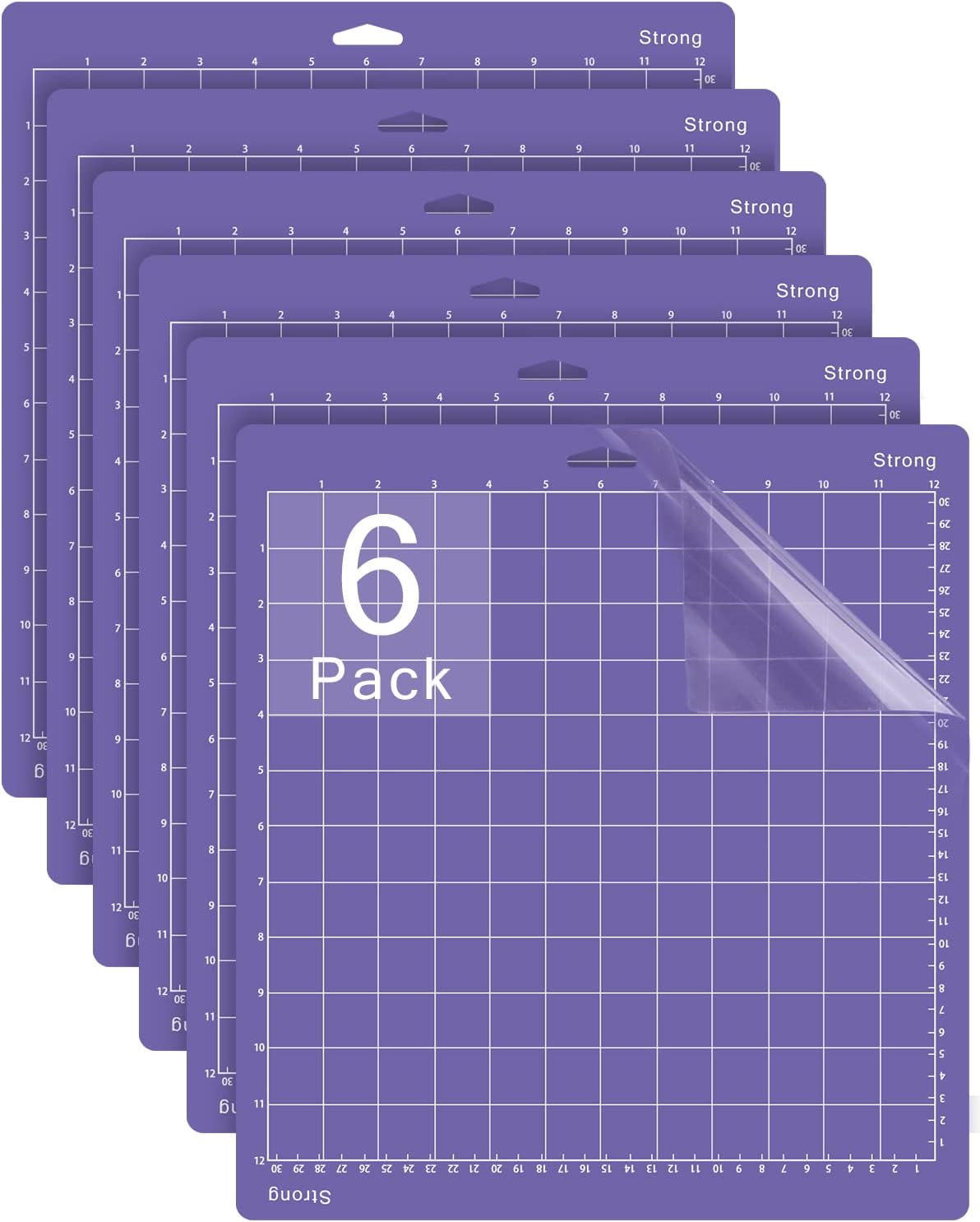Standard Cutting Mat 12x12 in, 3 Pack Adhesive Sticky Green Mats | Compatible With Cricut Maker/Explore, Replacement Accessories for Crafts, DIY Gifts, Sticky Surfce keeps Materials Locked