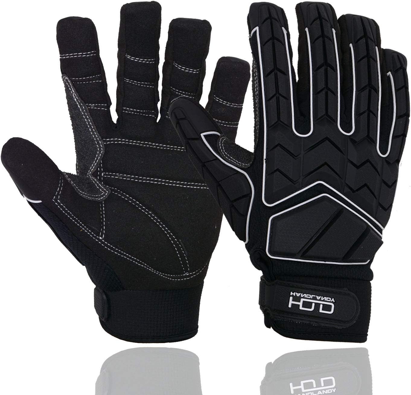 Anti Vibration Gloves, SBR Padding, TPR Protector, Mechanic Work Gloves