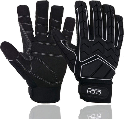 Anti Vibration Gloves, SBR Padding, TPR Protector, Mechanic Work Gloves