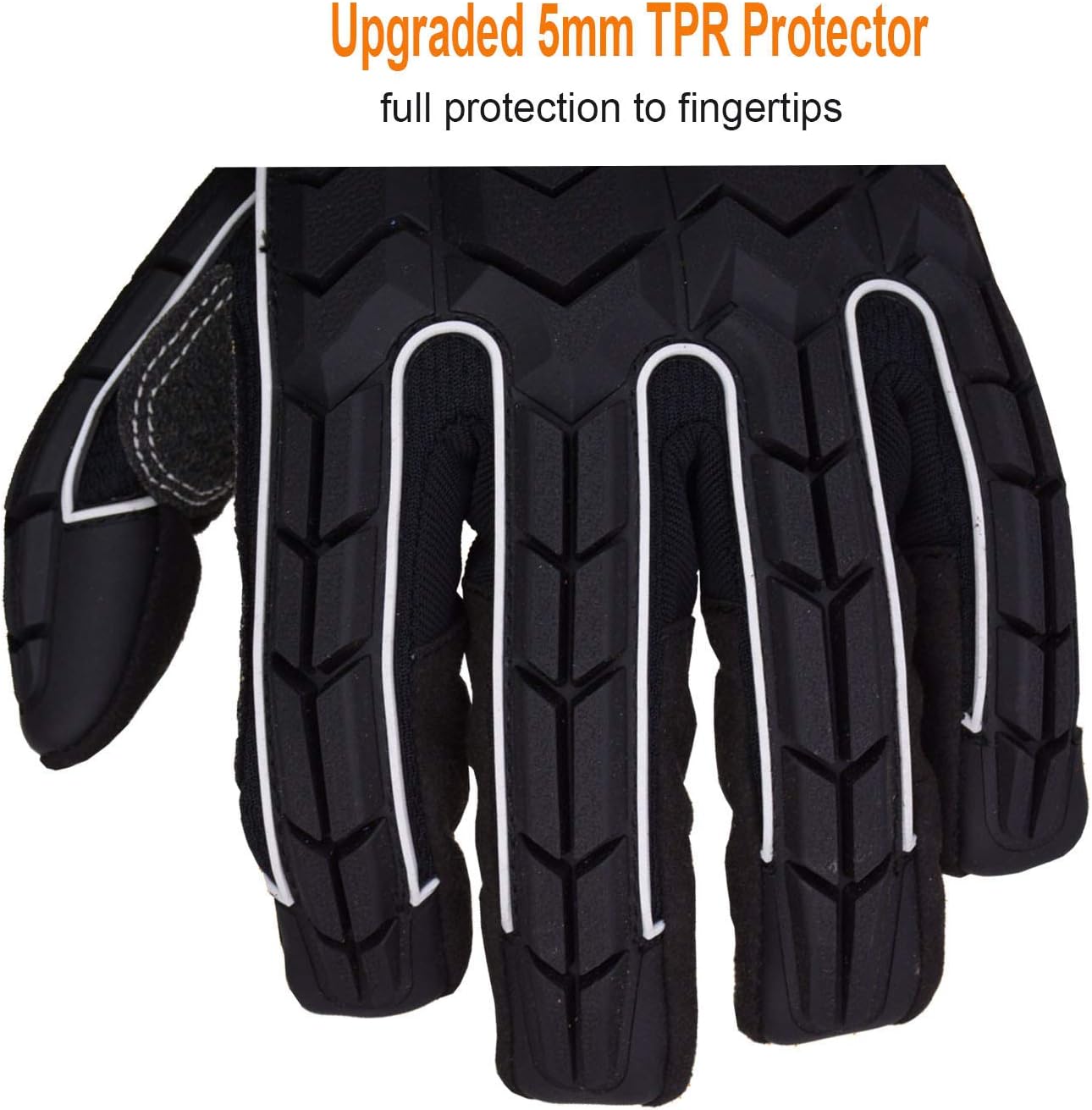 Anti Vibration Gloves, SBR Padding, TPR Protector, Mechanic Work Gloves