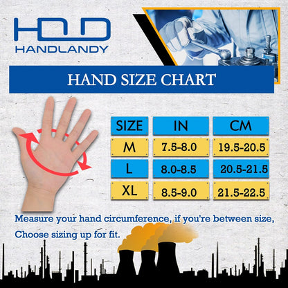 Anti Vibration Gloves, SBR Padding, TPR Protector, Mechanic Work Gloves