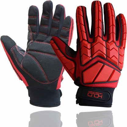 Anti Vibration Gloves, SBR Padding, TPR Protector, Mechanic Work Gloves