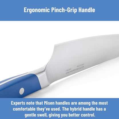 6.5-Inch Gyuto Knife – AICHI ACUTO440 High-Carbon Stainless Steel, Rust-Proof Japanese Chef’s Knife, Ergonomic Rounded Spine for Precision & All-Purpose Use - Black