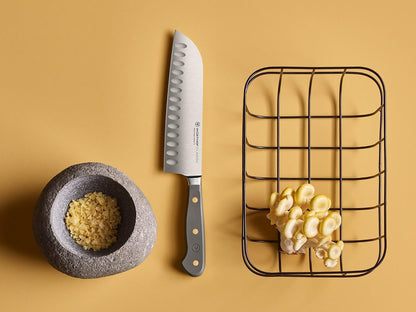 WÜSTHOF Classic Velvet Oyster 7" Santoku Knife