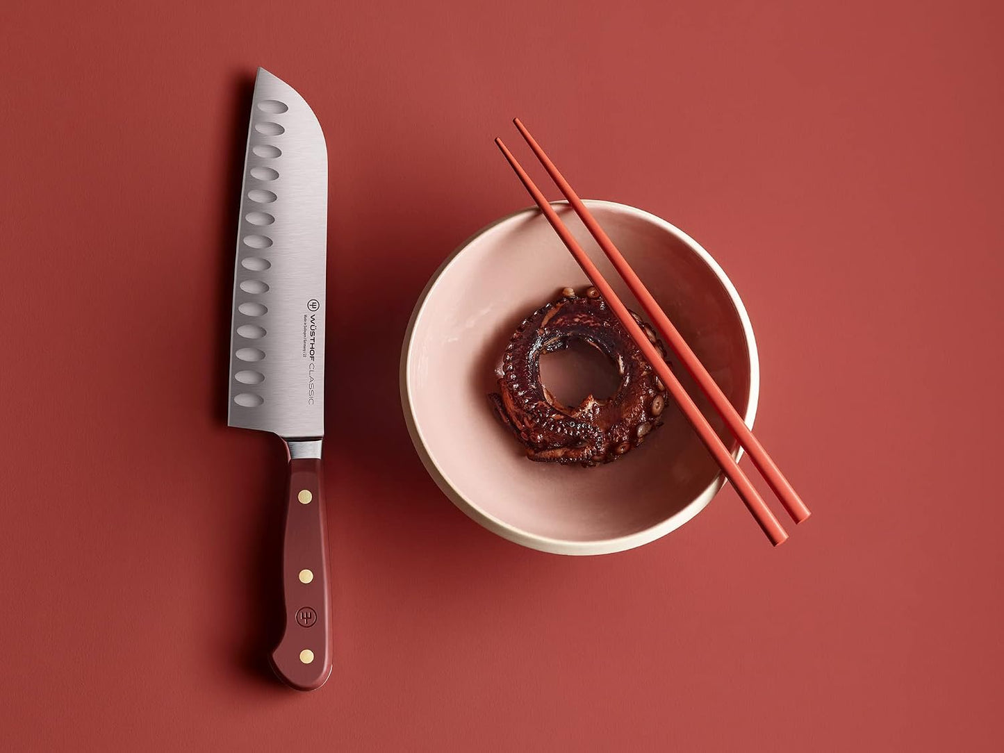 WÜSTHOF Classic Velvet Oyster 7" Santoku Knife