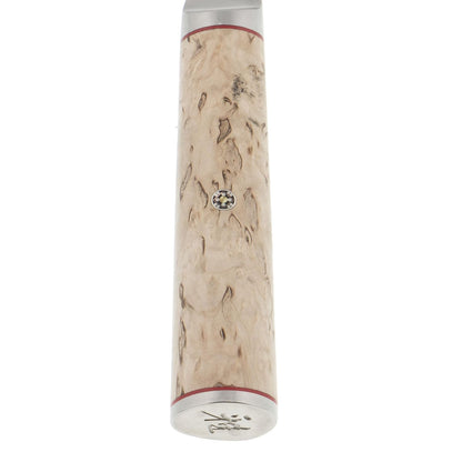 Miyabi Birchwood SG2 Japanese Kiritsuke Knife, 9.5-inch, All Purpose Kitchen Knife, Karelian Birch Handle, 100-layer flower Damascus pattern, Handcrafted in Seki, Japan
