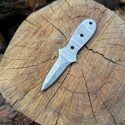 Oyster Knife Blank Full Tang Diy 6.5in Damascus Steel Blade Oyster Shucker Shucking Knife Blank