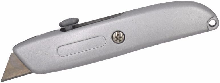 ® Heavy Duty Box Cutter Retractable Blade Metal Utility Knife (Pack of 1)