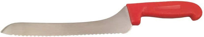 Offset Bread Knife 9 in. Blade - Black or Red - Home and Commercial Kitchen (3 Pack - Black)