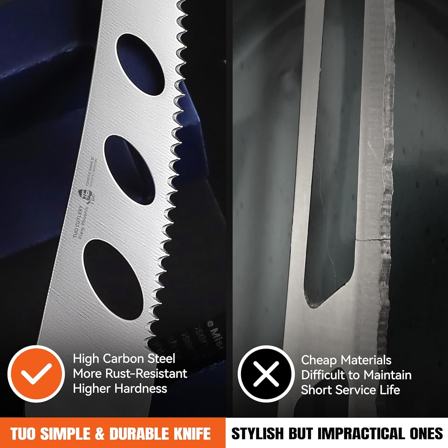 Bread Knife, 9 inch Sharp Serrated Slicing Knife for Homemade Sourdough Bread, High Carbon German Steel, Ergonomic Handle, Gift Box Included