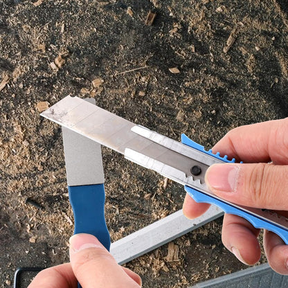 3pcs Diamond File Set Mini Diamond Hone Kit Diamonds Knife Sharpeners 3Grits #220,400,600 Flat Hand File Knife Set for Outdoor Color Files Knifes Sharpener