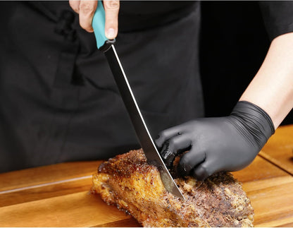 Cimeter Butcher Knife - 10" (255mm) Curved Blade - Premium High-carbon Molybdenum Steel - Ergonomic Non-slip Handle