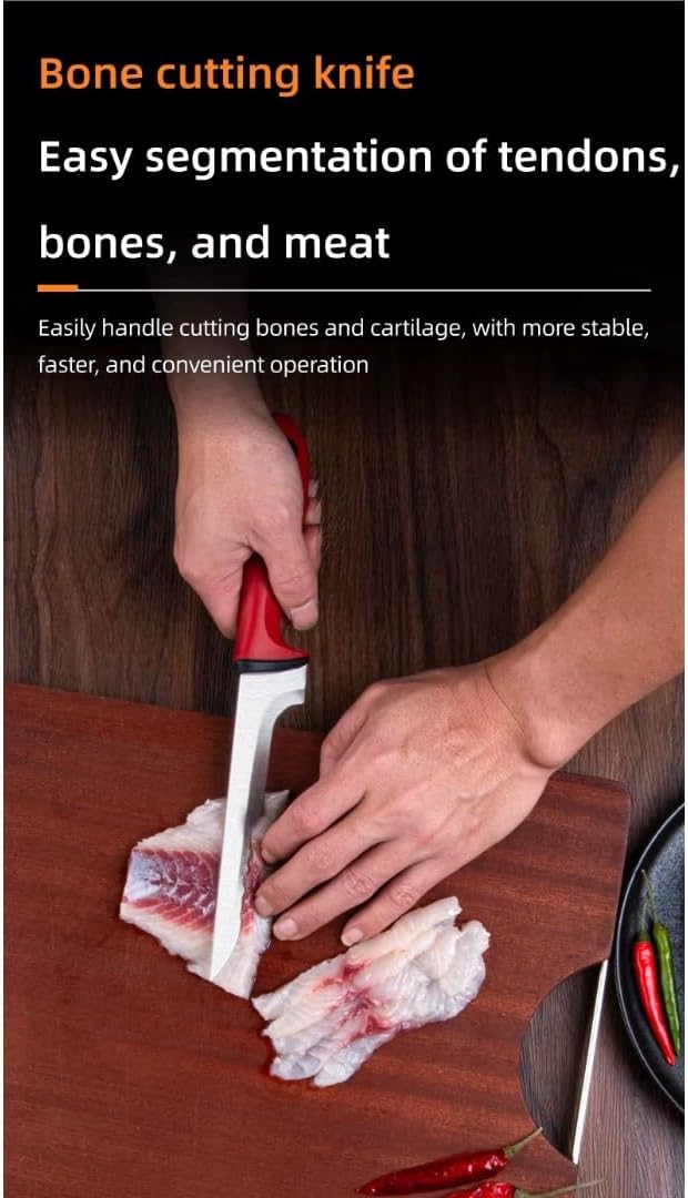 kitchen Boning Knife Chef knife 5.7" Japanese Handmade Steel Boning Knife – Precision Blade for Clean Effortless Deboning Kitchen Knife Hand-forged for Performance