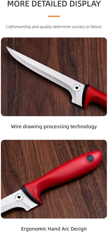 kitchen Boning Knife Chef knife 5.7" Japanese Handmade Steel Boning Knife – Precision Blade for Clean Effortless Deboning Kitchen Knife Hand-forged for Performance